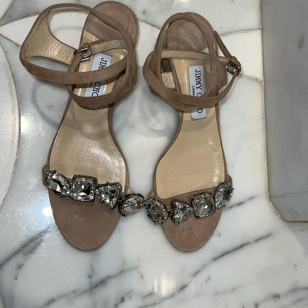 Jimmy Choo jeweled sandal